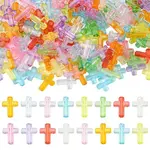 250Pcs Transparent Acrylic Beads