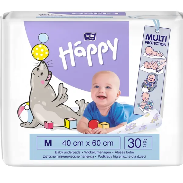 BELLA Happy Dětské hygienické podložky 40x60cm 30 ks