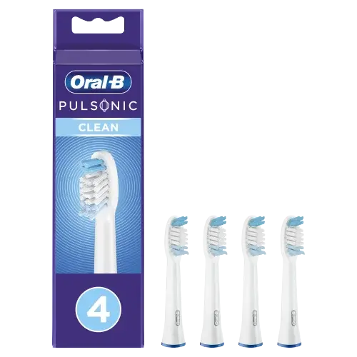 ORAL-B Pulsonic Clean Kartáčkové hlavy pro sonické zubní kartáčky 4 ks