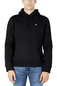 Černá mikina Napapijri s kapucí