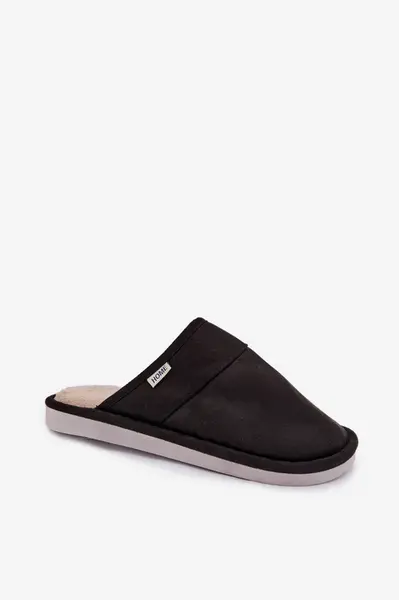 Pánské pantofle z eko semiše