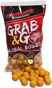 Starbaits boilies g&g global banana cream - 800 g 14 mm