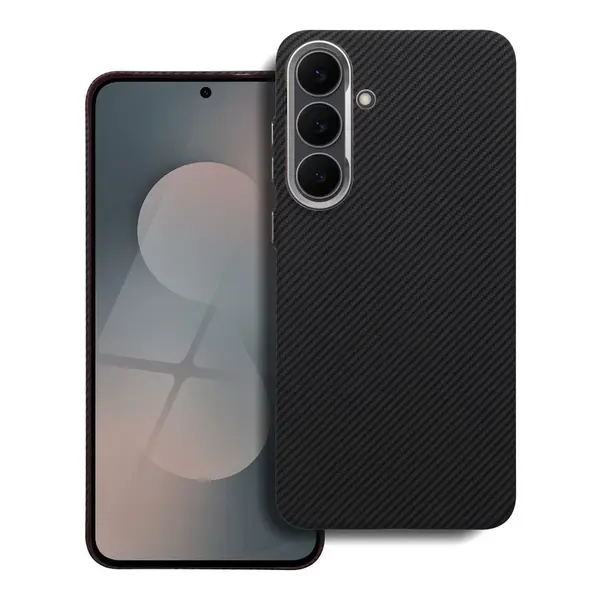 Pouzdro Case KEVLAR compatible with MagSafe pro Samsung Galaxy A17, černá