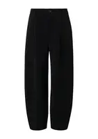 s.Oliver Plisované nohavice  čierna