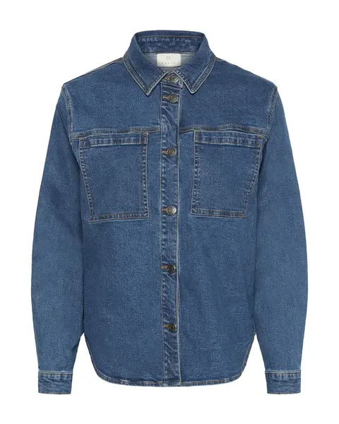 Kaffe Blúzka 'KALena'  modrá / modrá denim