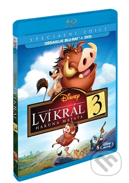 Lví král 3: Hakuna Matata - Blu-ray + DVD (Combo Pack) - film z kategorie Dětské a animované
