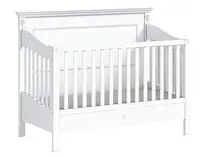 Dětská postýlka 70x140cm carmen - bílá