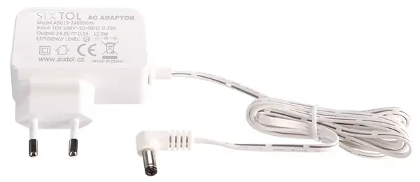 Náhradní napájecí zdroj síťový DC 24V/0,5A, pro difuzéry Stone a Vulcan - SIXTOL