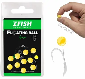 Zfish plovoucí silikonová kulička 10 ks - průměr 10 mm