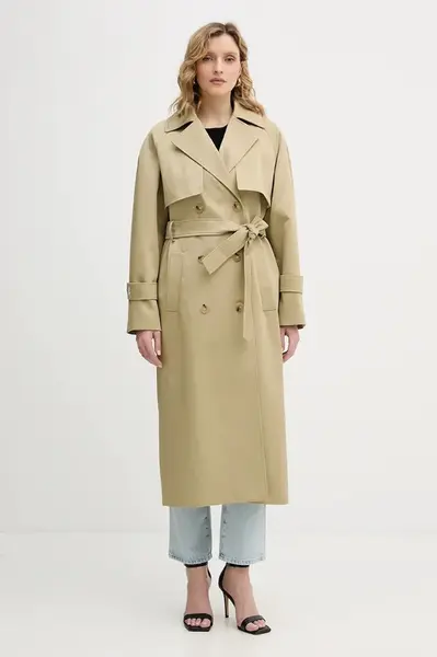 Bavlněný kabát Patrizia Pepe