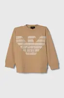 Dětská bavlněná mikina Emporio Armani