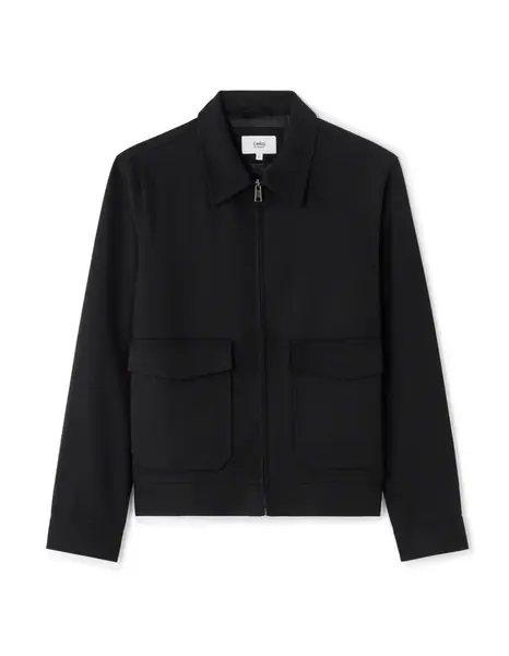 Černá unisex bunda