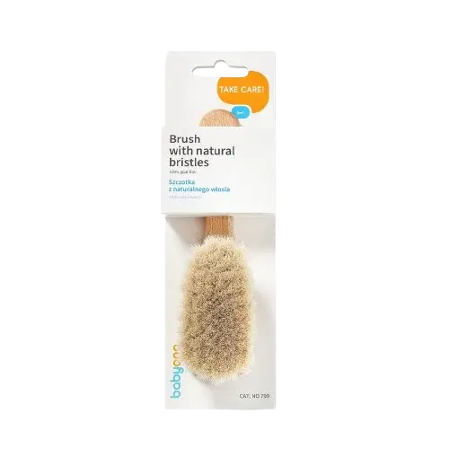 BABYONO Kefa s prírodnými štetinkami