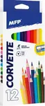 Pastelky MFP 12 ks triangular s ořezávátkem