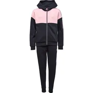 Lotto TATUM Dívčí tepláková souprava s kapucí, černá, velikost 116-122