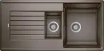 Blanco Zia 6 - Silgranitový drez, 100x50 cm, kávová 515072