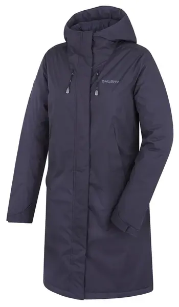 Husky Narvik L XXL, dark blue Dámský hardshellový plněný kabát