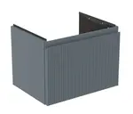 Ideal Standard Finesse - Umývadlová skrinka, 50x38x37 cm, 1 zásuvka, Ribbed Matt ashblue E3375UQ