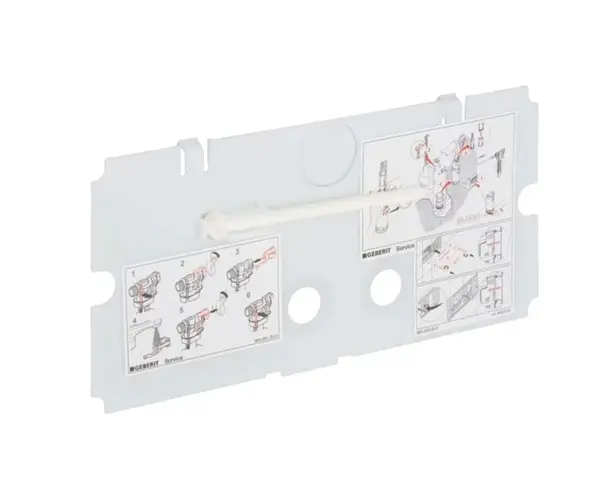 Geberit - Ochranná doska pre splachovaciu nádržku pod omietku 240.512.00.1