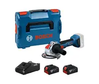 Bosch - 18V AKU uhlová brúska GWX 18V-8, 125 mm, 2x aku 4,0 Ah Li-Ion, nabíjačka 06019N9102