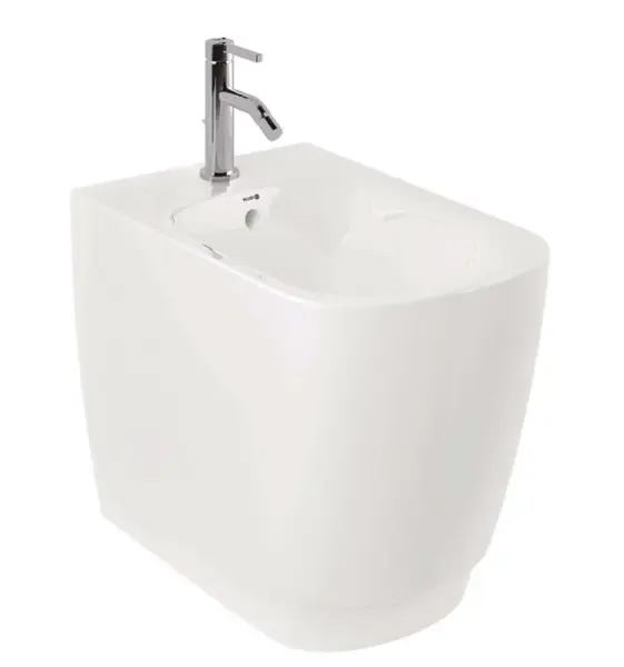 Kludi Resa S - Stojaci bidet, otvor na batériu, lesklá biela 27BIB0143