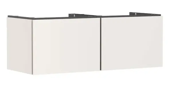 Hansgrohe Xilesa E - Umývadlová skrinka, 50x138x55 cm, 2 zásuvky, matná béžová 54268780