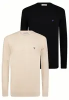 Felix Hardy Sveter  béžová / hnedá / tmavofialová / čierna