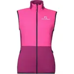PROGRESS TARJA Dámska hybridná vesta s merinom, ružová, veľkosť