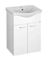 Aqualine Keramia Fresh - Umývadlová skrinka, 51x74x34 cm, biela 50057