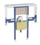 Geberit Duofix - Předstěnová instalace pro umyvadlo Geberit ONE 120 cm, pro nástěnnou armaturu, podomítkový sifon a prvek Clou, na výšku místnosti 111