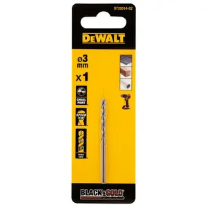 DeWALT Príslušenstvo - Vrták do kovu 3x61 mm DT20514