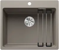 Blanco Etagon 6 - Silgranitový drez, 59x50 cm, s pojazdmi, InFino, tartufo 527688