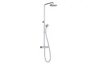 Ravak Termo - Sprchový set s termostatom, 20 cm, 5 prúdov, chróm X070058