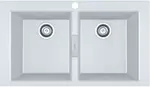 Franke Sirius 2.0 - Tectonitový drez S2D 620-86, 86x50 cm, biela 143.0637.160