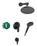 Hansgrohe Vernis Blend - Sprchový set 200 s baterií pod omítku, černá 27911670