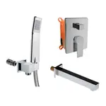 Mereo Dita - Vaňová batéria pod omietku s príslušenstvom, chróm CB650VD1