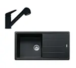 Franke Sety - Kuchynský set G138, fragranitový drez BFG 611 a batéria FC 9547.901 matná čierna 114.0675.664