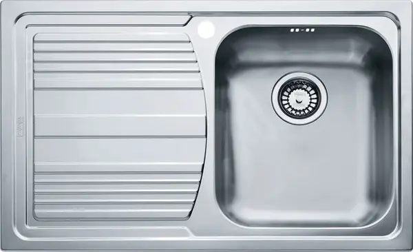 Franke Logica - Drez z nehrdzavejúcej ocele LLX 611/7, 79x50 cm 101.0120.188