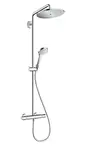 Hansgrohe Croma Select S - Sprchová súprava Showerpipe 280 s termostatom, EcoSmart 9 l/min, chróm 26794000