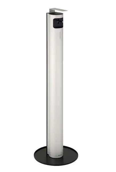 Keuco Plan - Dávkovač dezinfekcie, objem 750 ml, na postavenie, strieborná/čierna 14957170400