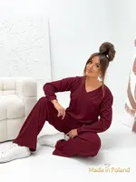 Resti Cotton Women's Knitted Sweater Set Shadow Line