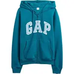 GAP V-GAP HERITAGE FZ HD Dámská mikina, tyrkysová, velikost