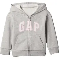 GAP V-LOGO FZ Dětská mikina, šedá, velikost 2Y