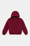 Dětská bunda United Colors of Benetton vínová barva, 2IGGCN06M