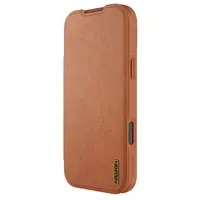 Flipové pouzdro Nillkin Qin Book PRO pro Apple iPhone 17 Pro Max, hnědá