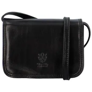 Módní dámská kožená crossbody kabelka Sofii, černá