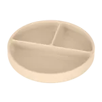 PETITE&MARS Talířek silikonový dělící kulatý Take&Match Desert Sand 6m+