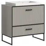 MID.YOU SKŘÍŇKA S UMYVADLEM, kašmírová, kašmírová, 80/84/48 cm