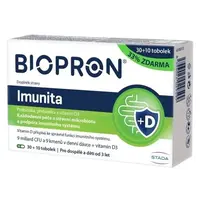 Biopron Imunita probiotika a prebiotika + vitamin D 30+10 tobolek zdarma