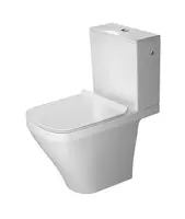 Duravit DuraStyle - WC kombi mísa, zadní odpad, s WonderGliss, bílá 21620900001